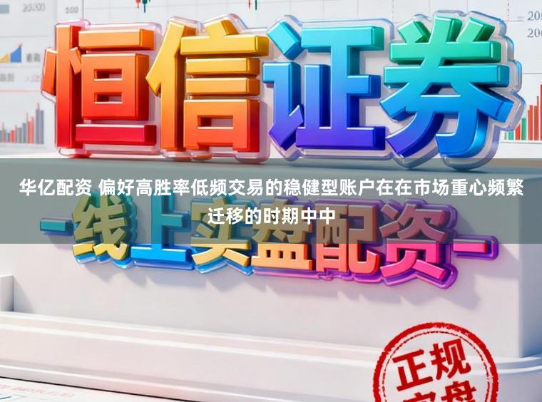 华亿配资 偏好高胜率低频交易的稳健型账户在在市场重心频繁迁移的时期中中